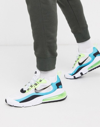 Nike Air Max 270 React Fresh Air Bijele Tirkizne - Muške Tenisice | 67891LBQH